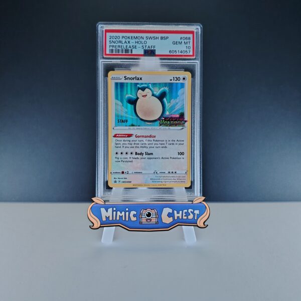 Snorlax STAFF SWSH068 PSA10